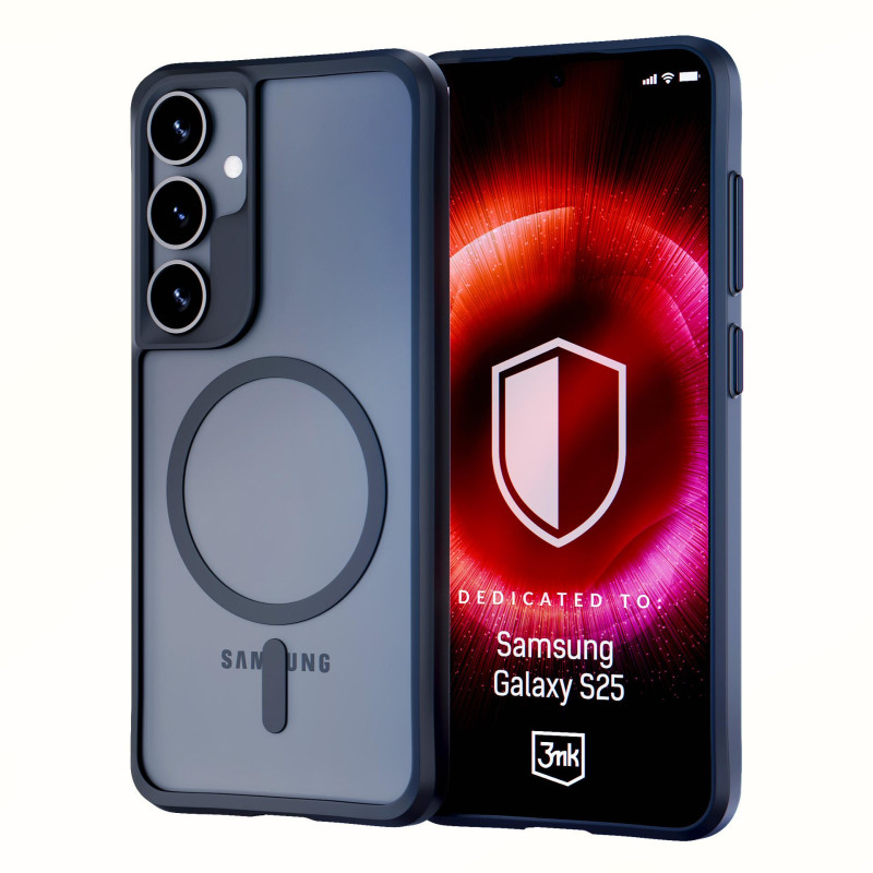 3mk Satin Armor MagCase, skirtas Samsung Galaxy S25 - skaidrus