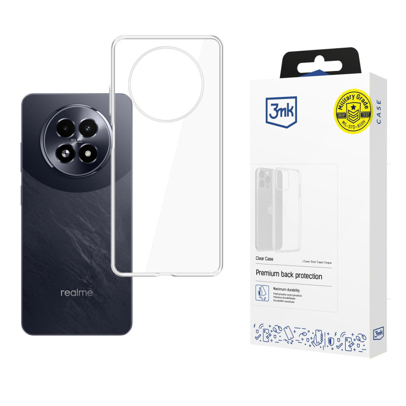 3mk skaidrus dėklas, skirtas „Realme 13 5G“ - permatomas