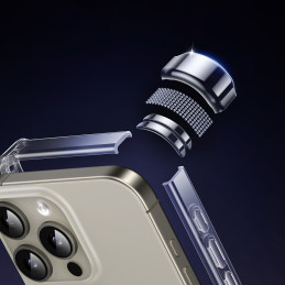 „Ugreen Bright Cushion CA101“ dėklas, skirtas „iPhone 16 Pro“ – skaidrus