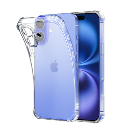 „Ugreen Bright Cushion CA101“ dėklas, skirtas „iPhone 16 Plus“ – skaidrus
