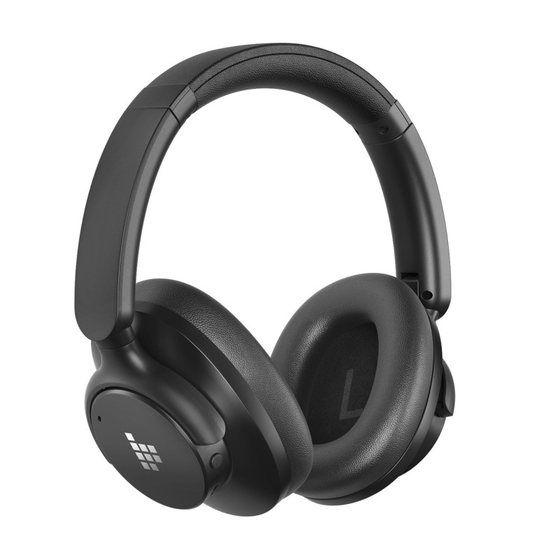„Tronsmart Soundfii Q20 ANC“ ant ausies dedamos belaidės „Bluetooth 5.3“ ausinės – juodos