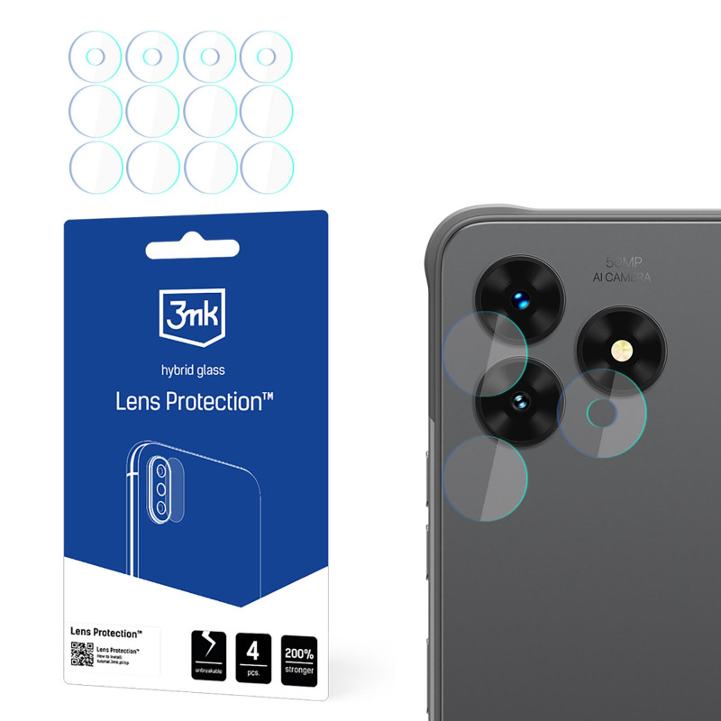 Kameros objektyvo stiklas 3mk objektyvo apsauga MyPhone Hammer Blade Va 5G