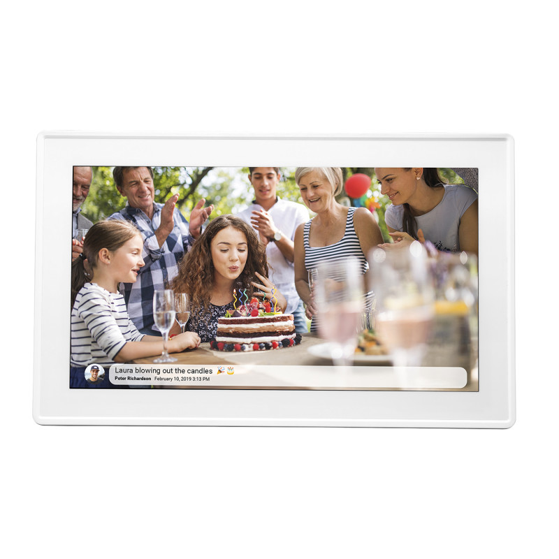 Denver Frameo PFF-1515W 15,6 colio skaitmeninis rėmelis – baltas
