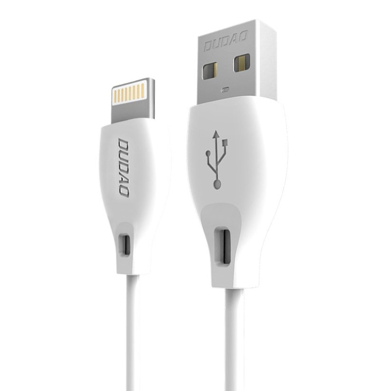Dudao USB / Lightning kabelis 2,4A 1m baltas (L4L 1m baltas)