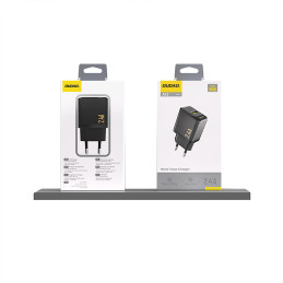 Dudao A23 2.4A USB-A įkroviklis - juodas