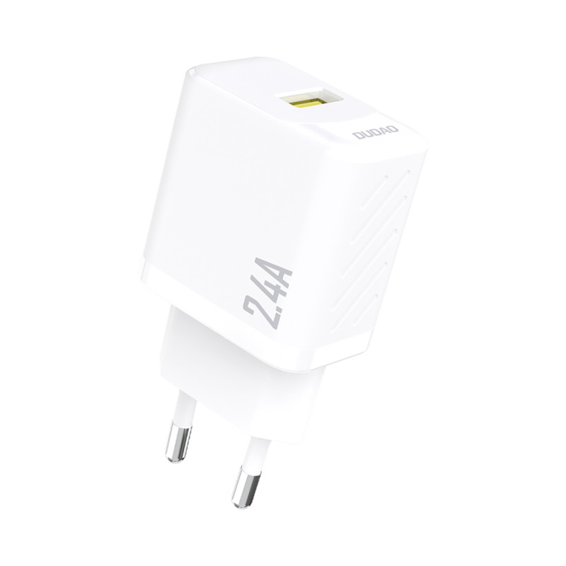 Dudao A23 2.4A USB-A įkroviklis – baltas
