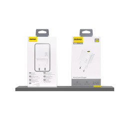 Dudao A23 2.4A USB-A įkroviklis – baltas