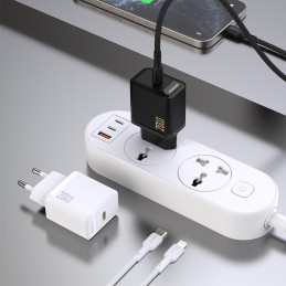 Dudao A26 PD20W GaN USB-C įkroviklis – juodas
