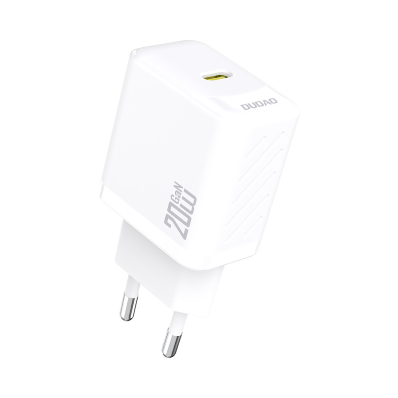 Dudao A26 PD20W GaN USB-C įkroviklis – baltas