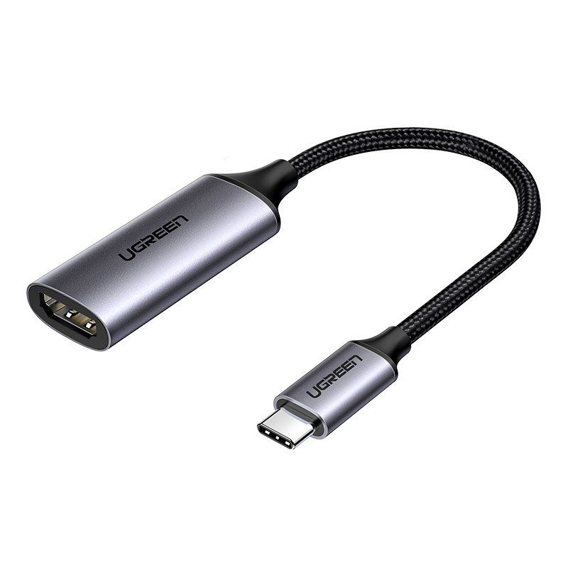 „Ugreen“ USB C tipo į HDMI 2.0 4K@60 Hz „Thunderbolt 3“ adapteris, skirtas „MacBook“ / asmeniniam kompiuteriui, pilkas (...
