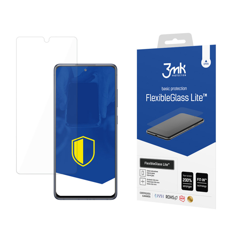 Hibridinis stiklas 3mk FlexibleGlass Lite™, skirtas Samsung Galaxy M51