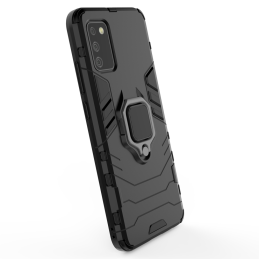 „Ring Armor Hybrid Armor“ dėklas + magnetinis laikiklis Samsung Galaxy A03s (166,5") juodas