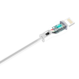 Dudao USB / Lightning kabelis 2,4A 1m baltas (L4L 1m baltas)