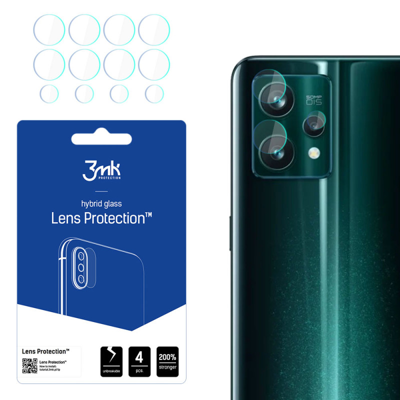 3mk Lens Protection™ hibridinės kameros stiklas, skirtas „Realme 9 Pro+“