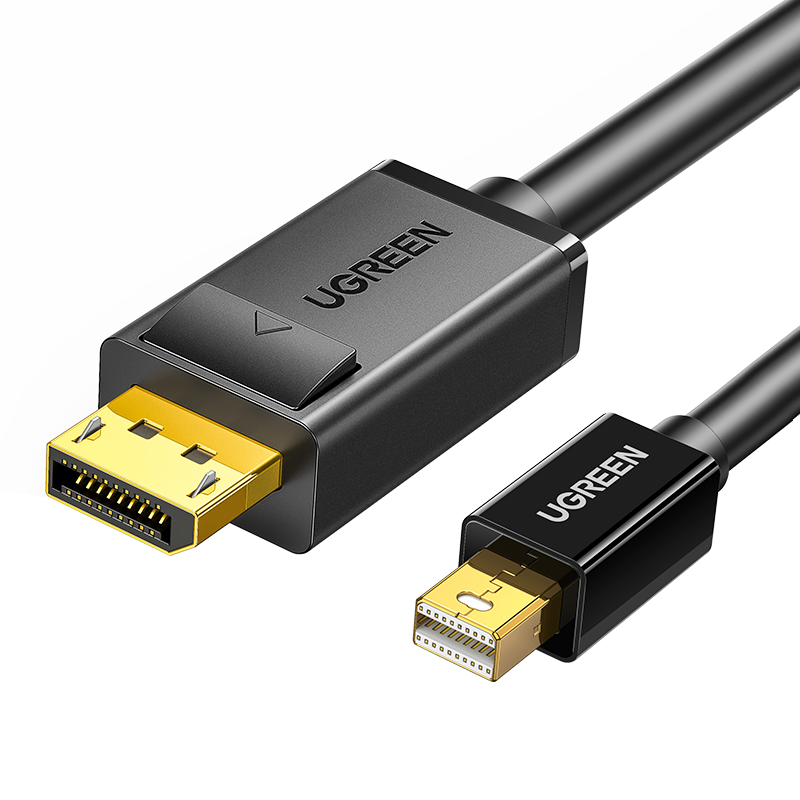 Ugreen Mini DisplayPort - DisplayPort kabelis 1,5 m juodas (MD105)