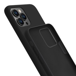 3mk silikoninis dėklas, skirtas iPhone 11 Pro - juodas