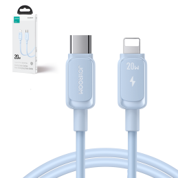 „Joyroom Multi-Color Series A14“ USB-C / „Lightning“ 20W laidas 1,2 m – mėlynas