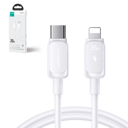 „Joyroom Multi-Color Series A14“ USB-C / „Lightning“ laidas 20 W 1,2 m – baltas