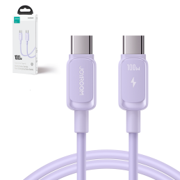 „Joyroom Multi-Color Series A14“ USB-C / USB-C 100W laidas 1,2 m – violetinis
