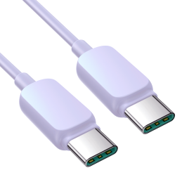 „Joyroom Multi-Color Series A14“ USB-C / USB-C 100W laidas 1,2 m – violetinis