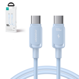 „Joyroom Multi-Color Series A14“ USB-C / USB-C 100W laidas 1,2 m – mėlynas