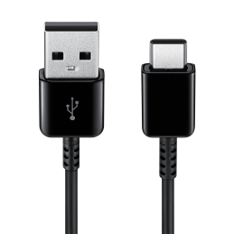 USB C laidas 480Mb/ s 5A 1.5m Samsung EP-DG930MBEGWW - juodas (2 vnt. rinkinys)