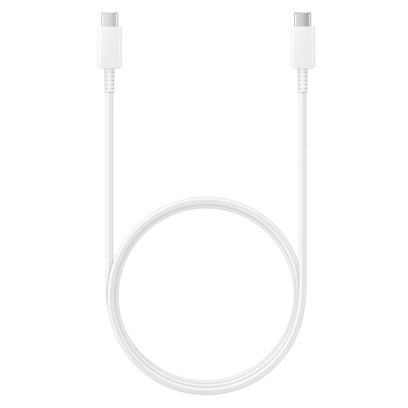 Samsung EP-DN975BWEGWW USB-C - USB-C 5A 480Mb/ s kabelis 1m - baltas
