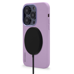 „Decoded“ silikoninis dėklas su „MagSafe“ technologija, skirtas „iPhone 14 Pro Max“ – violetinis