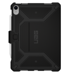 UAG Metropolis iPad 10.9" 10-osios kartos dėklas su Apple Pencil laikikliu – juodas