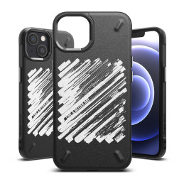 Ringke Onyx Design patvarus dėklo dangtelis iPhone 13 mini juodas (Paint) (OD541E229)