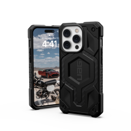 UAG Monarch MagSafe iPhone 14 Pro dėklas – juodos anglies spalvos