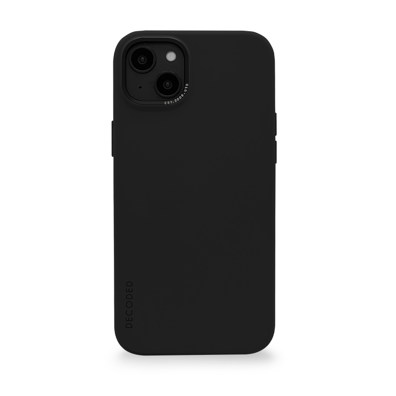 „Decoded“ silikoninis dėklas su „MagSafe“ technologija, skirtas „iPhone 14 Plus“ – juodas
