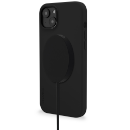 „Decoded“ silikoninis dėklas su „MagSafe“ technologija, skirtas „iPhone 14 Plus“ – juodas