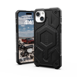 UAG „Monarch Pro“ dėklas su „MagSafe“ technologija, skirtas „iPhone 15 Plus“ – anglies juodumo