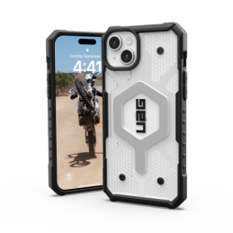 UAG Pathfinder MagSafe dėklas, skirtas iPhone 15 Plus – skaidrus