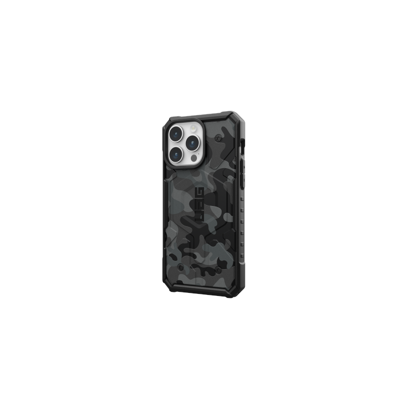 UAG Pathfinder MagSafe dėklas, skirtas iPhone 15 Pro Max – juodas kamufliažinis