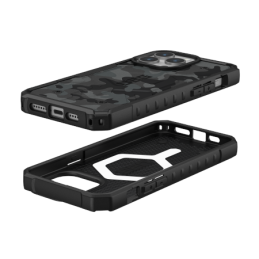 UAG Pathfinder MagSafe dėklas, skirtas iPhone 15 Pro Max – juodas kamufliažinis