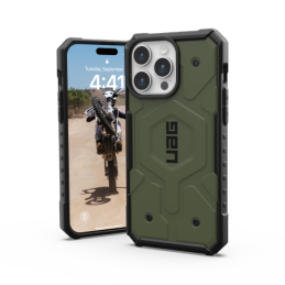 UAG Pathfinder MagSafe dėklas, skirtas iPhone 15 Pro Max – žalias