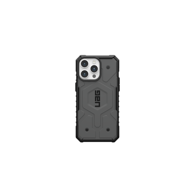 UAG Pathfinder MagSafe dėklas, skirtas iPhone 15 Pro Max – sidabrinis