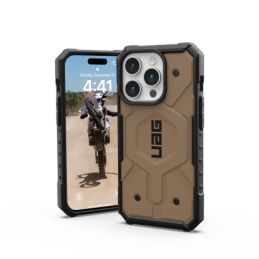 UAG Pathfinder MagSafe dėklas, skirtas iPhone 15 Pro – rudas
