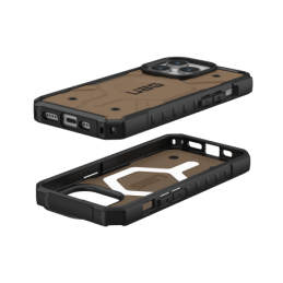 UAG Pathfinder MagSafe dėklas, skirtas iPhone 15 Pro – rudas