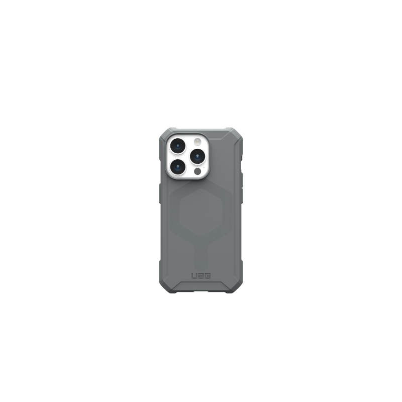 UAG Essential Armor MagSafe dėklas, skirtas iPhone 15 Pro – sidabrinis
