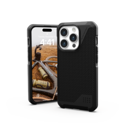 UAG Metropolis LT MagSafe dėklas, skirtas iPhone 15 Pro – juodas kevlaras