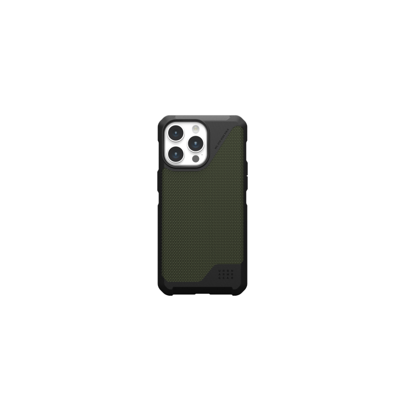 UAG Metropolis LT MagSafe dėklas, skirtas iPhone 15 Pro Max – žalias kevlaras