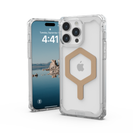 UAG Plyo MagSafe dėklas, skirtas iPhone 15 Pro Max – skaidraus aukso spalvos