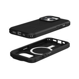 UAG Civilian MagSafe dėklas, skirtas iPhone 15 Pro – juodas