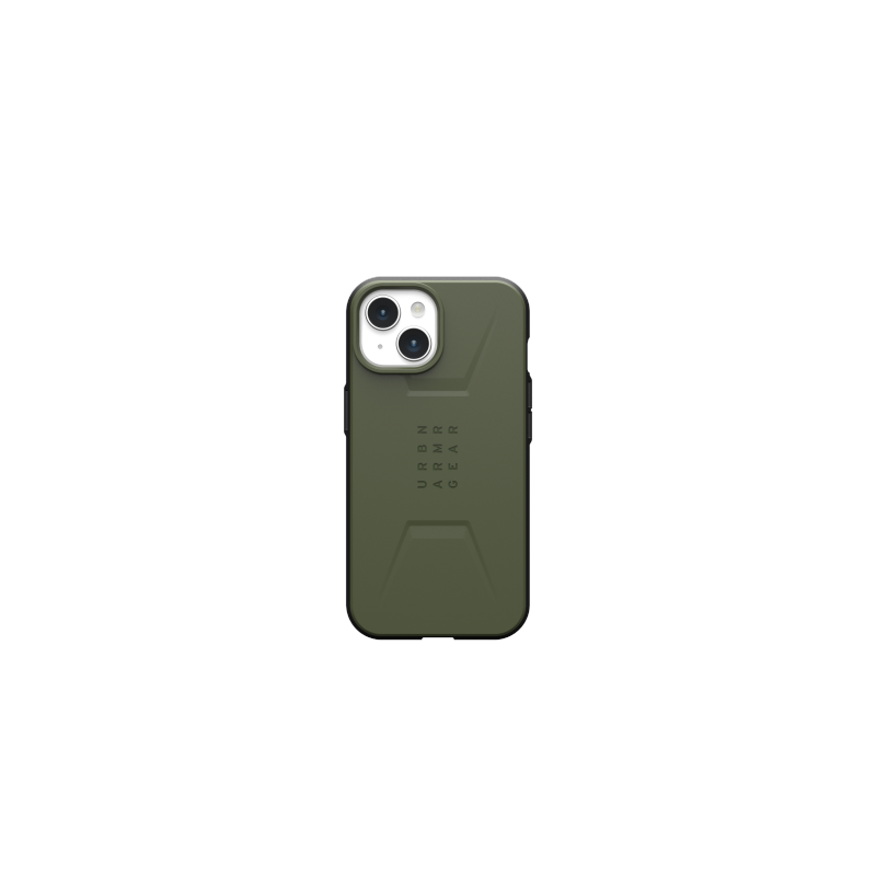 UAG Civilian MagSafe iPhone 15 dėklas – žalias