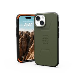 UAG Civilian MagSafe iPhone 15 dėklas – žalias
