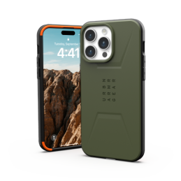 UAG Civilian MagSafe iPhone 15 Pro Max dėklas – žalias