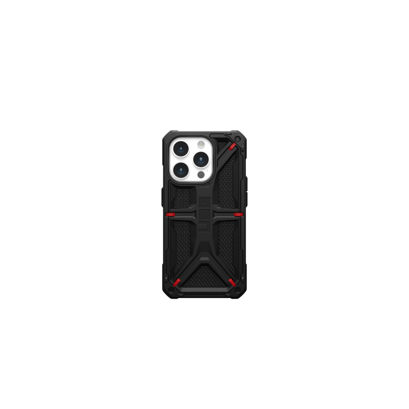 UAG Monarch iPhone 15 Pro dėklas – juodas kevlaras